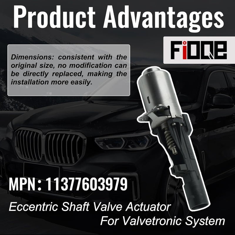 Fioqe Eccentric Shaft Valve Actuator for Valvetronic System 11377603979 11377599021 Fit for BMW N20 N55 S55 X1 X3 X4 X5 135i 228i 335i 428i 435i 528i 535i 640i 740Li 2010 2011 2012 2013 2014 2015 2016 - Image 3